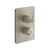 Gessi 65135 Venti20 Trim Parts Only External Parts For 2-Way Thermostatic Diverter and Volume Control