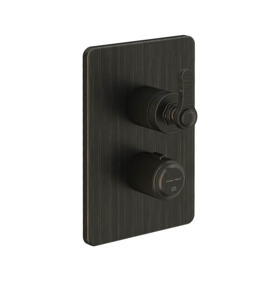 Gessi 65135 Venti20 Trim Parts Only External Parts For 2-Way Thermostatic Diverter and Volume Control
