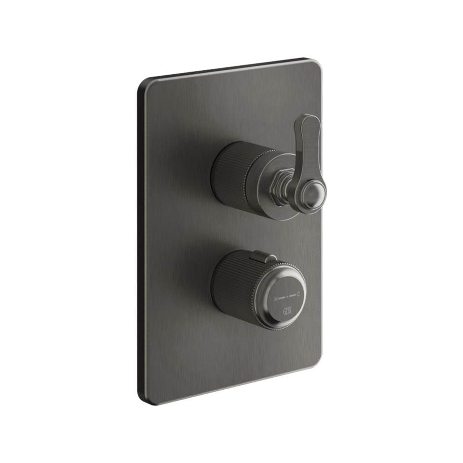 Gessi 65135 Venti20 Trim Parts Only External Parts For 2-Way Thermostatic Diverter and Volume Control