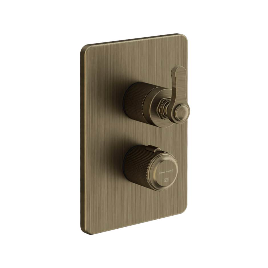 Gessi 65135 Venti20 Trim Parts Only External Parts For 2-Way Thermostatic Diverter and Volume Control