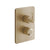 Gessi 65135 Venti20 Trim Parts Only External Parts For 2-Way Thermostatic Diverter and Volume Control