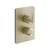 Gessi 65135 Venti20 Trim Parts Only External Parts For 2-Way Thermostatic Diverter and Volume Control