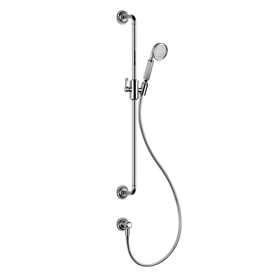 Gessi 65142 Venti20 Handshower and Adjustable Sliding Rail Set