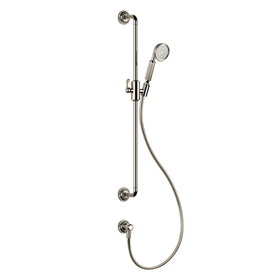 Gessi 65142 Venti20 Handshower and Adjustable Sliding Rail Set