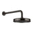 Gessi 65148 Venti20 Wall-Mounted Adjustable Shower Head With Arm.
