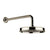 Gessi 65148 Venti20 Wall-Mounted Adjustable Shower Head With Arm.