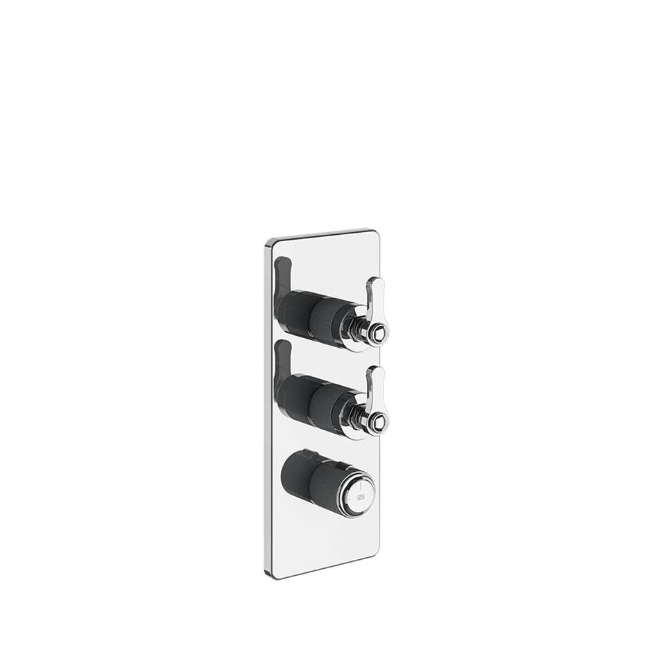 Gessi 65200 Venti20 Trim Parts Only External Parts For Thermostatic With 2 Volume Controls