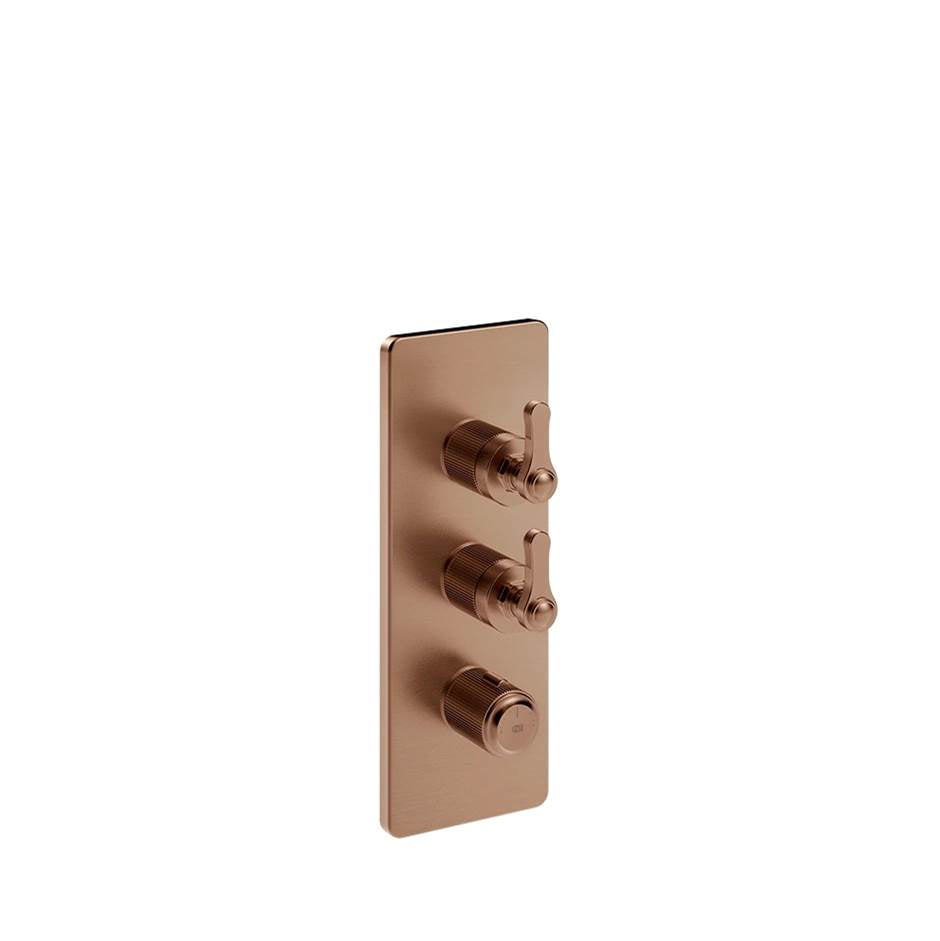 Gessi 65200 Venti20 Trim Parts Only External Parts For Thermostatic With 2 Volume Controls