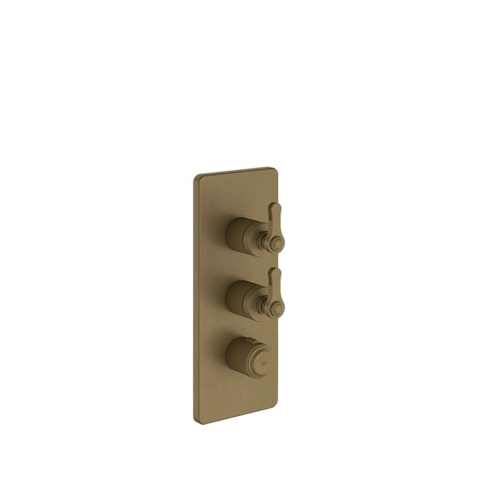 Gessi 65200 Venti20 Trim Parts Only External Parts For Thermostatic With 2 Volume Controls
