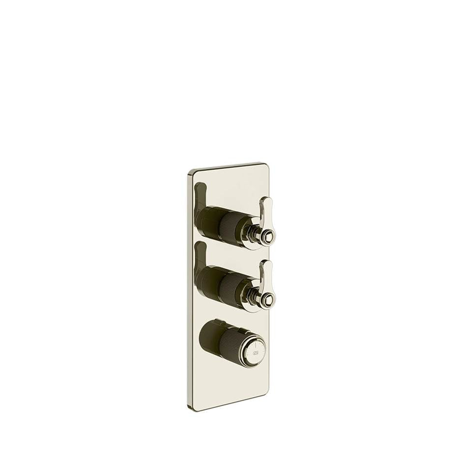 Gessi 65200 Venti20 Trim Parts Only External Parts For Thermostatic With 2 Volume Controls