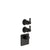 Gessi 65202 Venti20 Trim Parts Only External Parts For Thermostatic With 2 Volume Controls