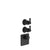 Gessi 65202 Venti20 Trim Parts Only External Parts For Thermostatic With 2 Volume Controls