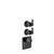 Gessi 65202 Venti20 Trim Parts Only External Parts For Thermostatic With 2 Volume Controls