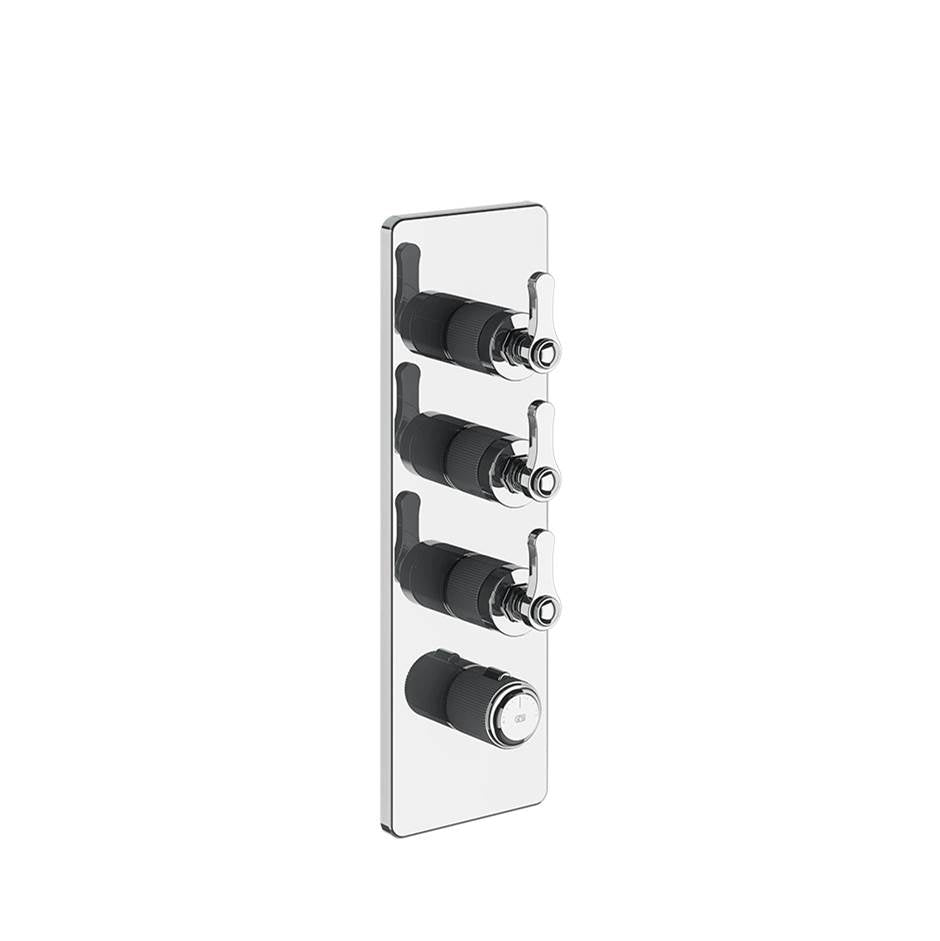 Gessi 65204 Venti20 Trim Parts Only External Parts For Thermostatic With 3 Volume Controls