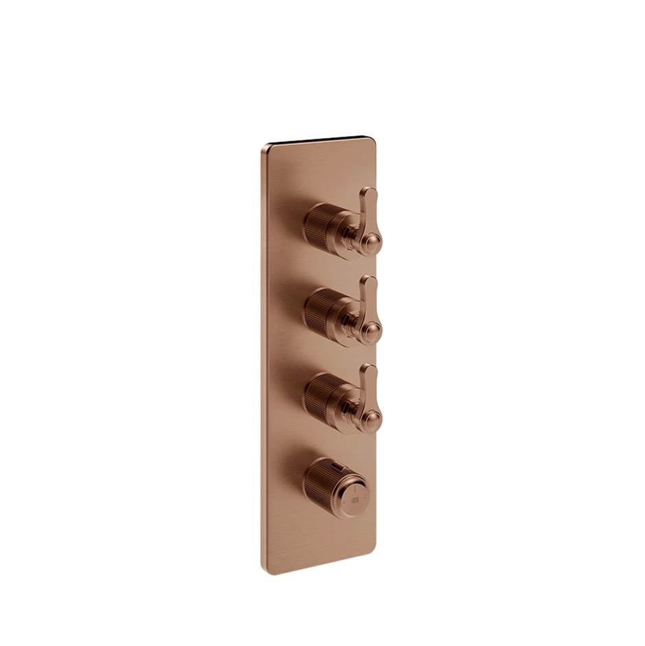 Gessi 65204 Venti20 Trim Parts Only External Parts For Thermostatic With 3 Volume Controls