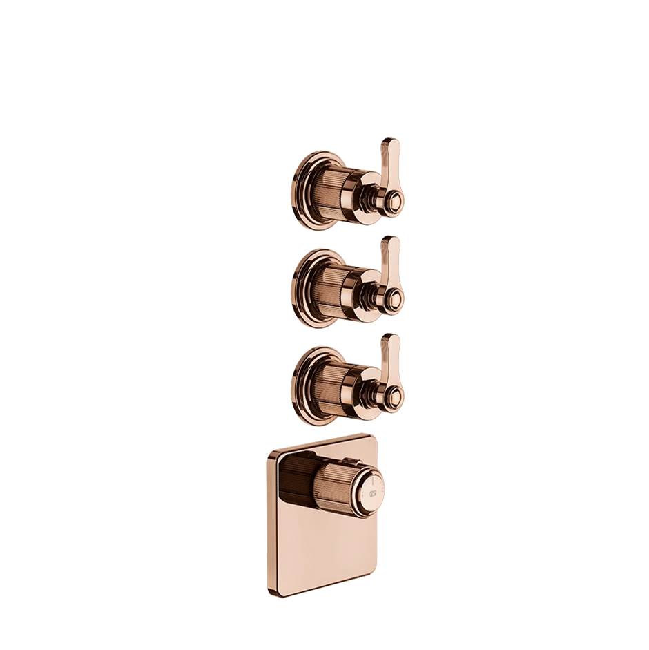 Gessi 65206 Venti20 Trim Parts Only External Parts For Thermostatic With 3 Volume Controls - Parent