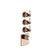 Gessi 65206 Venti20 Trim Parts Only External Parts For Thermostatic With 3 Volume Controls - Parent