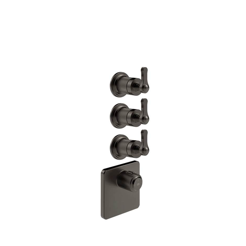 Gessi 65206 Venti20 Trim Parts Only External Parts For Thermostatic With 3 Volume Controls