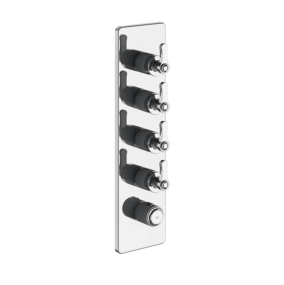 Gessi 65208 Venti20 Trim Parts Only External Parts For Thermostatic With 4 Volume Controls