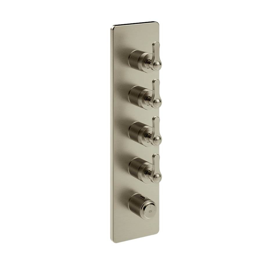 Gessi 65208 Venti20 Trim Parts Only External Parts For Thermostatic With 4 Volume Controls