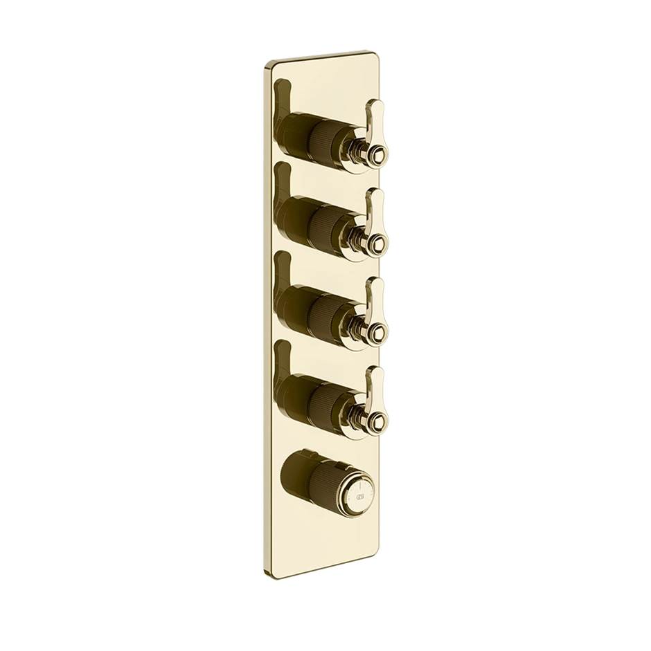 Gessi 65208 Venti20 Trim Parts Only External Parts For Thermostatic With 4 Volume Controls