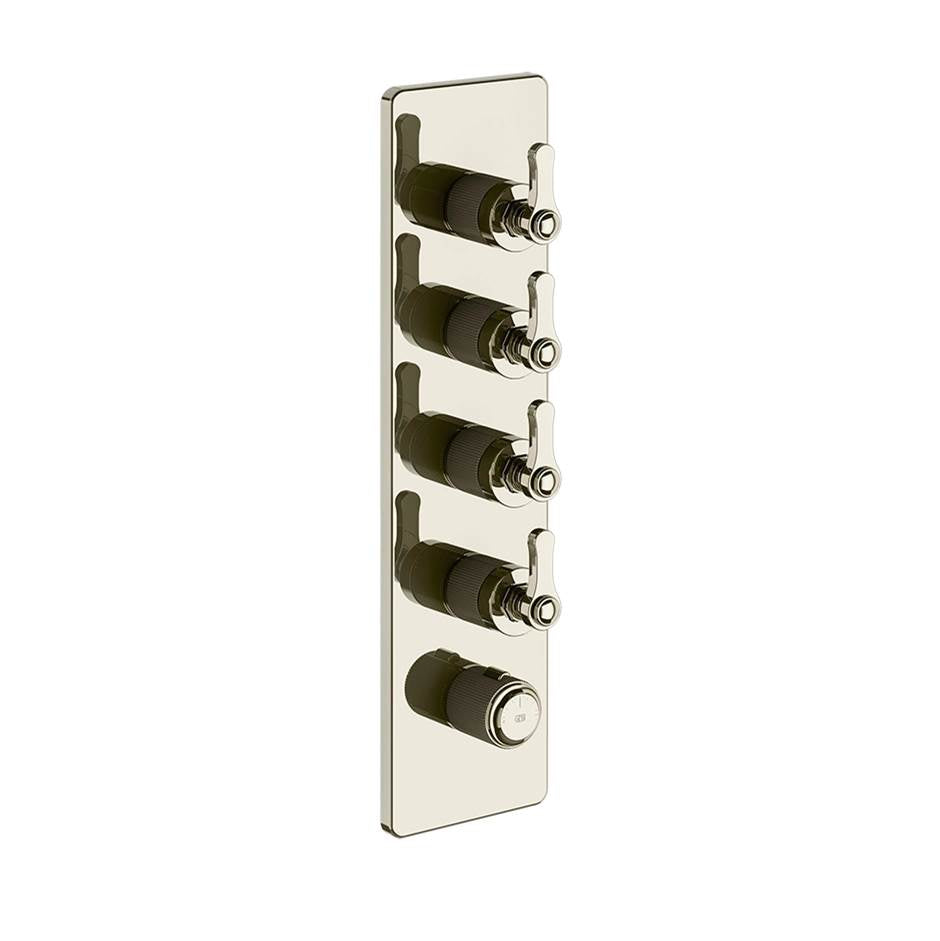 Gessi 65208 Venti20 Trim Parts Only External Parts For Thermostatic With 4 Volume Controls
