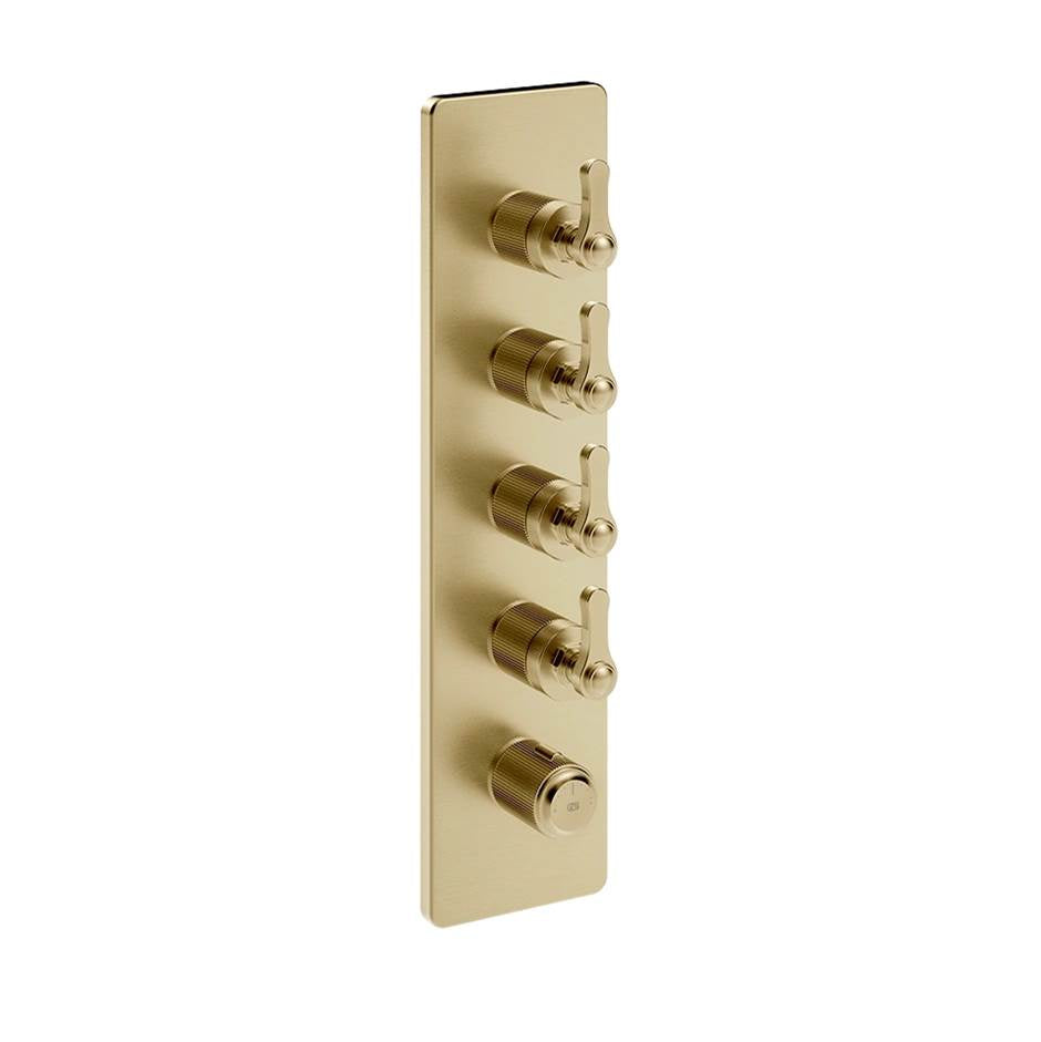 Gessi 65208 Venti20 Trim Parts Only External Parts For Thermostatic With 4 Volume Controls