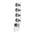 Gessi 65210 Venti20 Trim Parts Only External Parts For Thermostatic With 4 Volume Controls