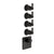 Gessi 65210 Venti20 Trim Parts Only External Parts For Thermostatic With 4 Volume Controls