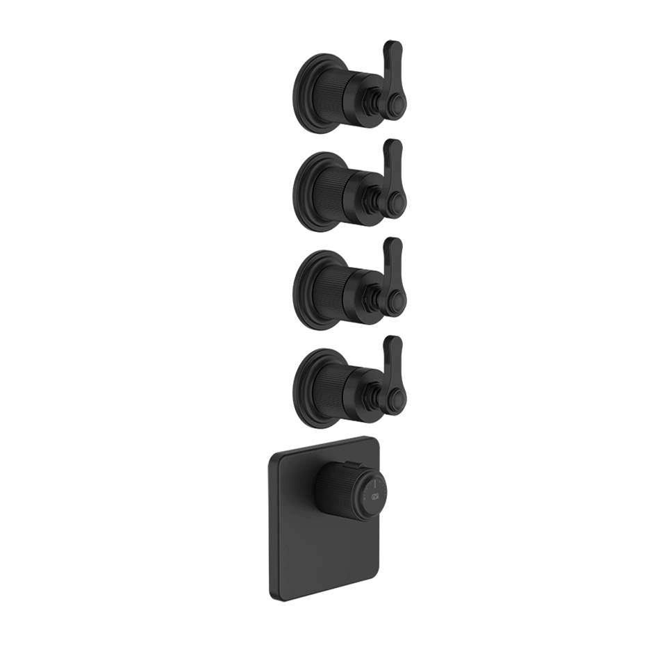 Gessi 65210 Venti20 Trim Parts Only External Parts For Thermostatic With 4 Volume Controls