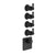 Gessi 65210 Venti20 Trim Parts Only External Parts For Thermostatic With 4 Volume Controls