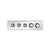 Gessi 65224 Hi Fi Trim Parts Only External Parts For Thermostatic Mixer For Three Simultaneous Functions, With Push-Button On/Off Controls.