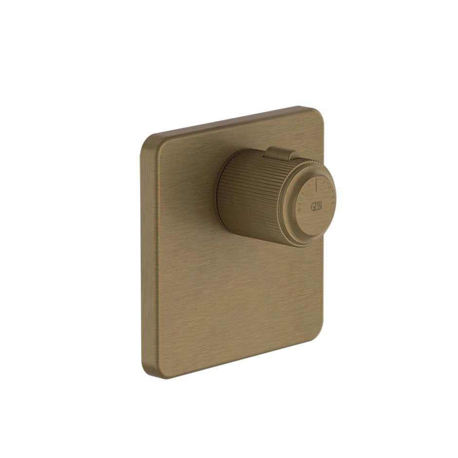 Gessi 65316 Venti20 Trim Parts Only External Parts For Individual Thermostatic Mixer