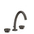 Gessi 66013 Origini Widespread Washbasin Mixer With Pop-Up Assembly