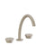 Gessi 66014 Origini Widespread Washbasin Mixer Without Pop-Up Assembly