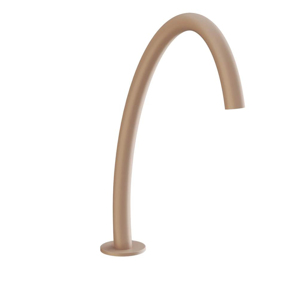 Gessi 66025 Origini Deck-Mounted Tall Washbasin Spout Only Without Pop-Up Assembly