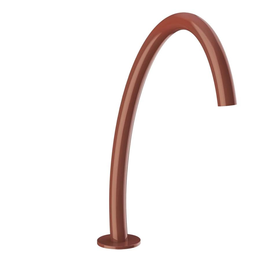 Gessi 66025 Origini Deck-Mounted Tall Washbasin Spout Only Without Pop-Up Assembly