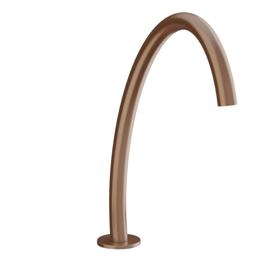 Gessi 66025 Origini Deck-Mounted Tall Washbasin Spout Only Without Pop-Up Assembly