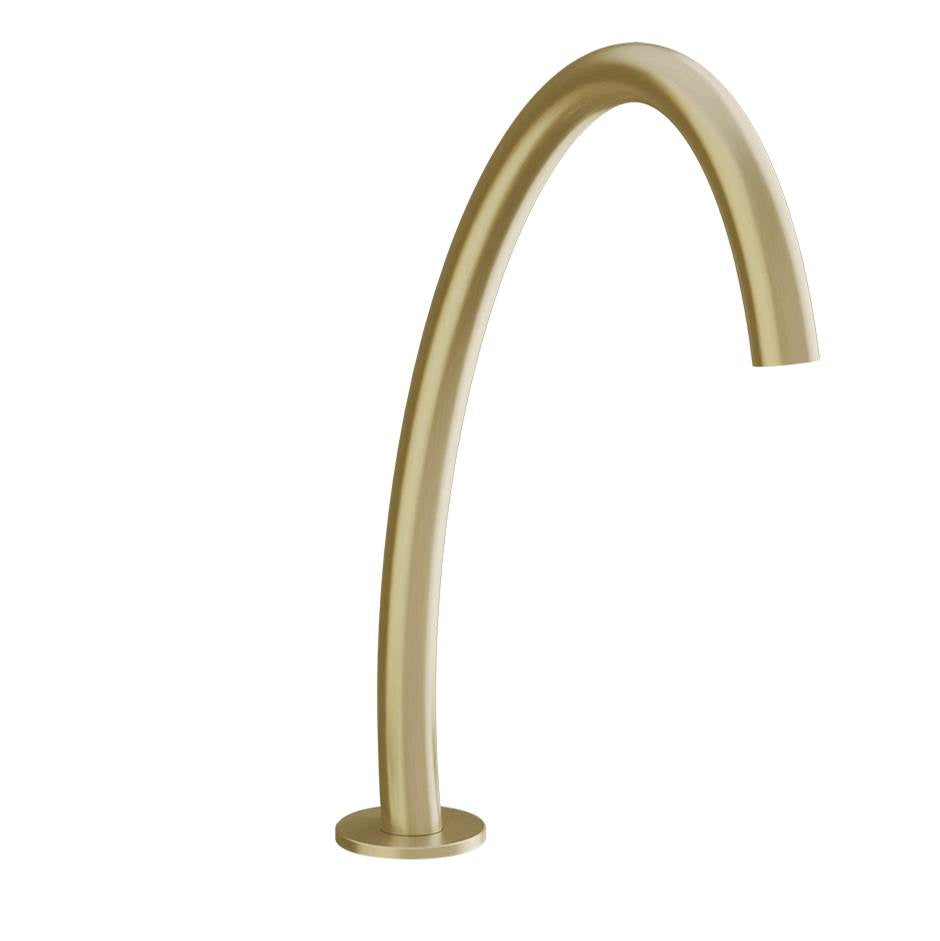 Gessi 66025 Origini Deck-Mounted Tall Washbasin Spout Only Without Pop-Up Assembly
