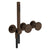 Gessi 66036 Origini Trim Parts Only. Wall-Mounted Bath Mixer Control