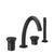 Gessi 66037 Origini Four-Hole Roman Tub Set.
