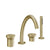 Gessi 66037 Origini Four-Hole Roman Tub Set.
