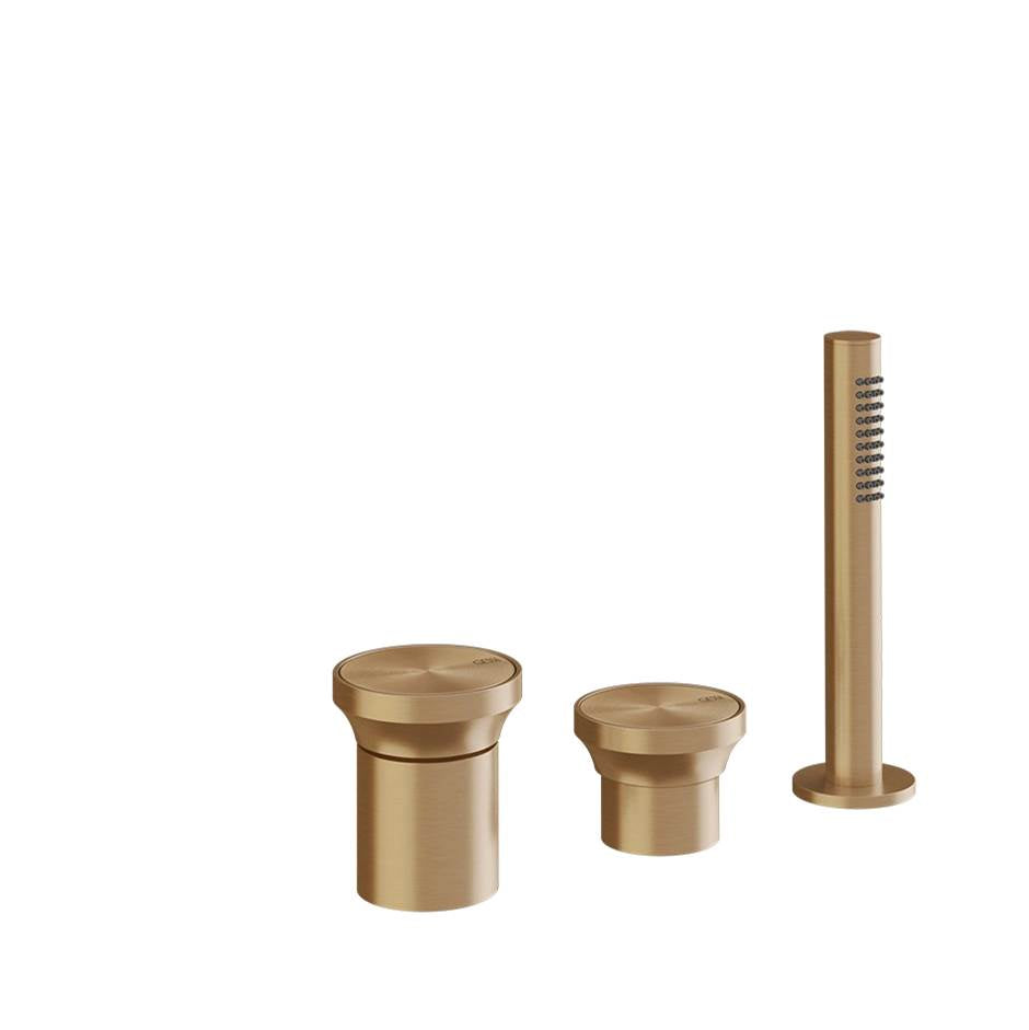 Gessi 66043 Origini Three-Hole Roman Tub Set