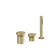 Gessi 66043 Origini Three-Hole Roman Tub Set