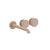 Gessi 66090 Origini Trim Parts Only Wall-Mounted Washbasin Mixer Trim, Without Waste