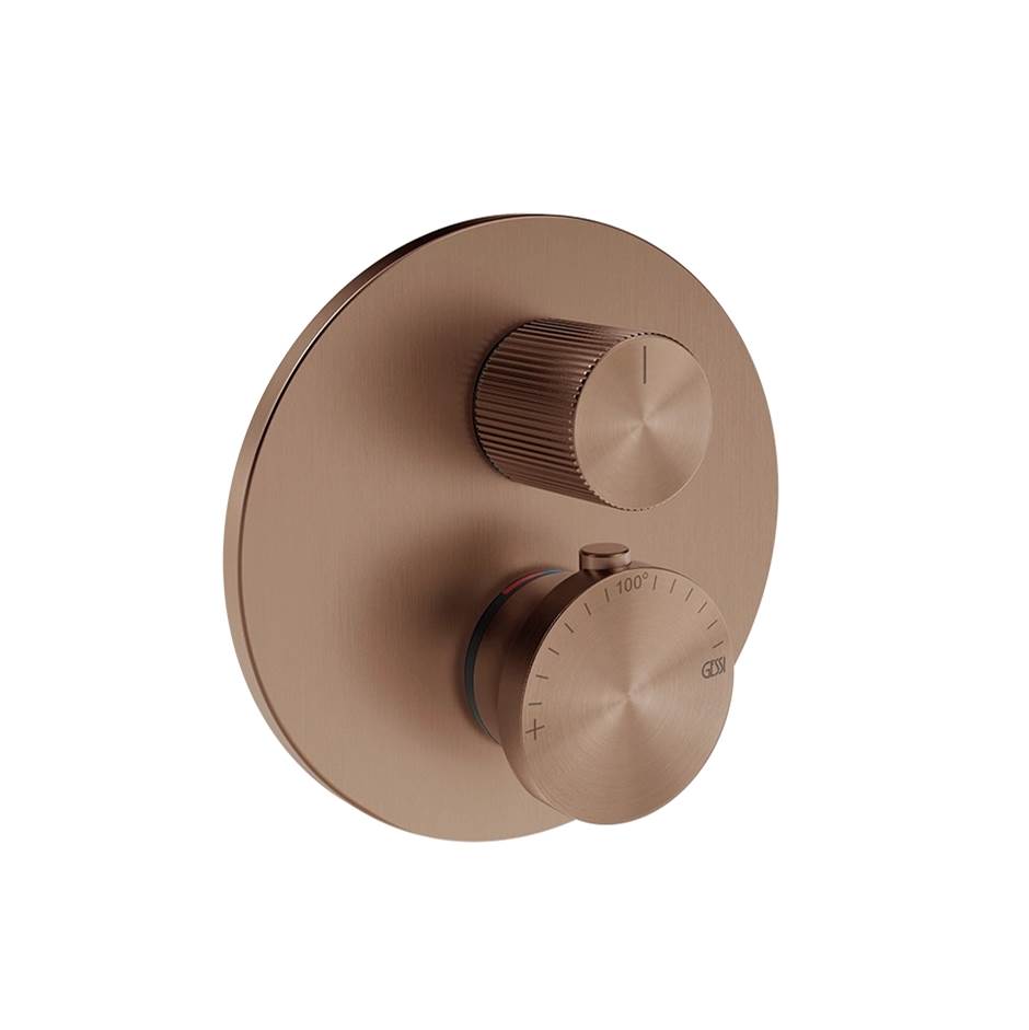 Gessi 66135 Origini Trim Parts Only External Parts For 2-Way Diverter Thermostatic and Volume Control