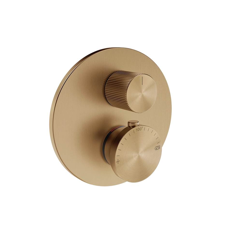 Gessi 66135 Origini Trim Parts Only External Parts For 2-Way Diverter Thermostatic and Volume Control