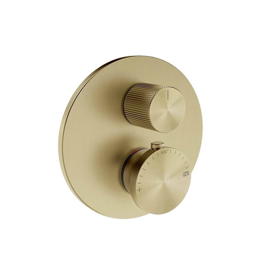 Gessi 66135 Origini Trim Parts Only External Parts For 2-Way Diverter Thermostatic and Volume Control
