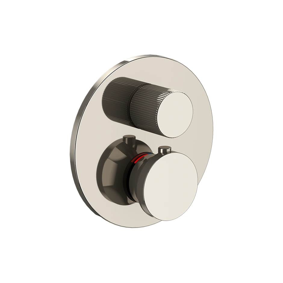 Gessi 66137 Origini Trim Parts Only External Parts For 3-Way Diverter Thermostatic and Volume Control