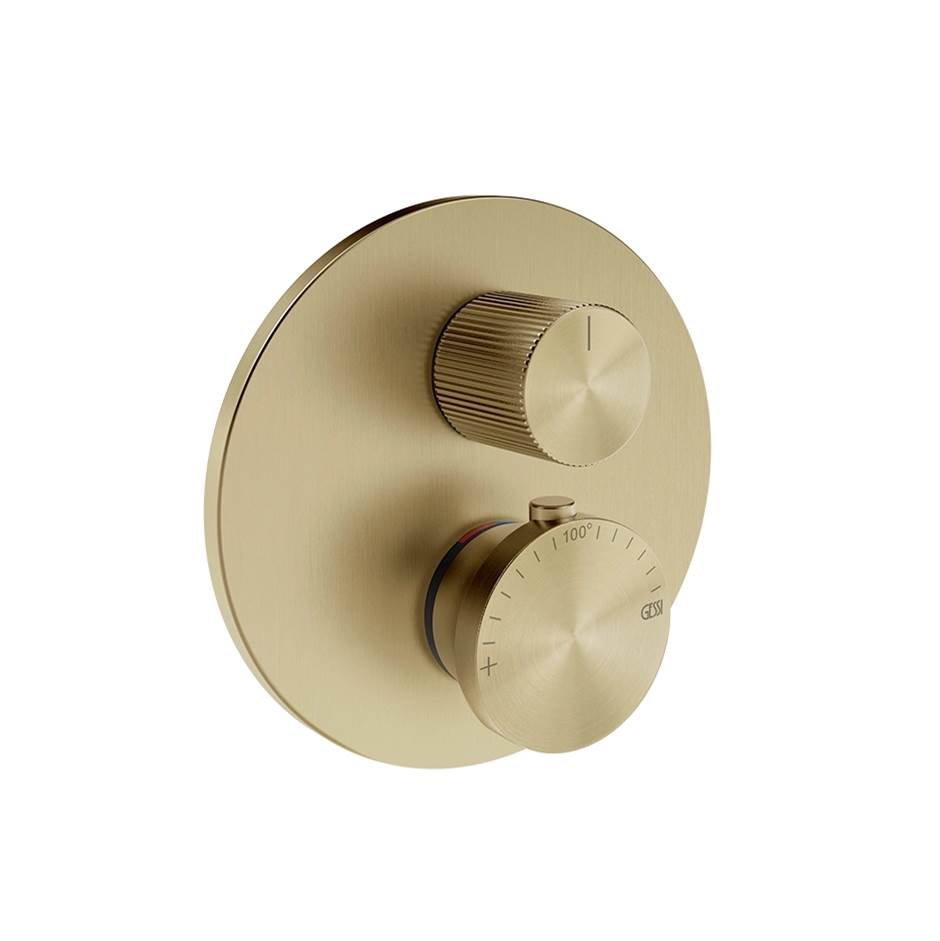 Gessi 66137 Origini Trim Parts Only External Parts For 3-Way Diverter Thermostatic and Volume Control